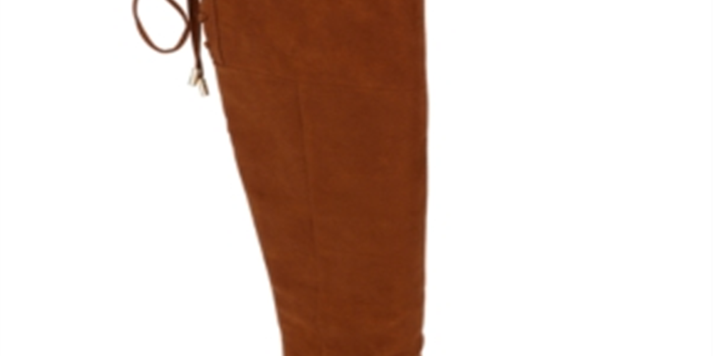 Kenneth Cole Reaction Women's Zipper Adjustable Comfort Corie Round Toe Block Heel Boots Brown Size 8 M