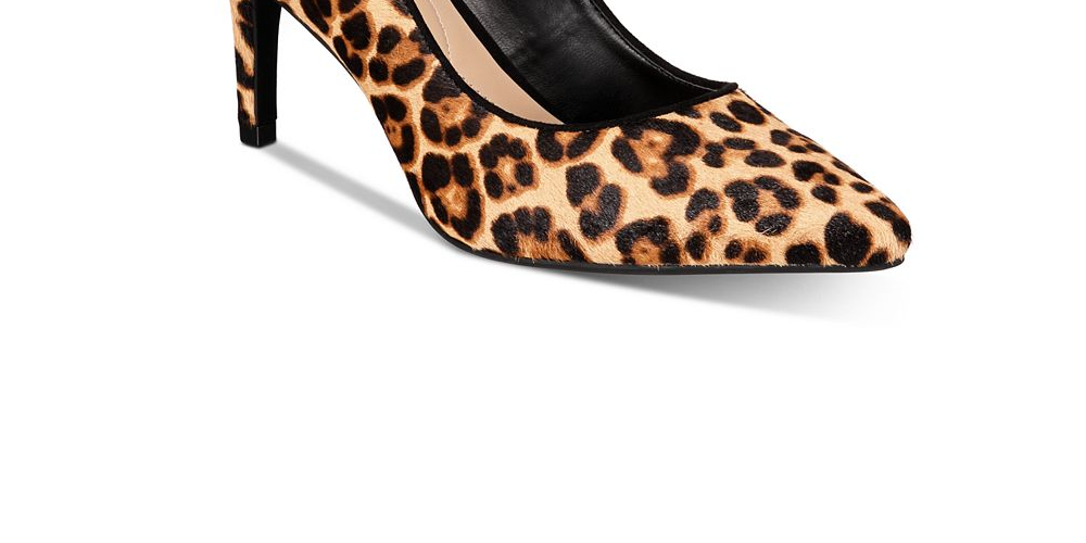 Alfani Women's Jeules Leather Pointed Toe Classic Pumps Brown  Size 5 M