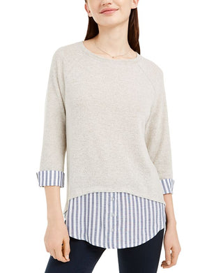 BCX Junior's Shirt Brown Size Medium