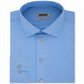 Kenneth Cole Men's Regular Fit Solid Dress Shirt Blue Size L
