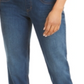 Style & Co Women's Ella Straight Jeans Blue Size Petite Small
