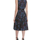 Tommy Hilfiger Women's Belted Embroidered Fit & Flare Dress Black Size 6