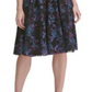 Tommy Hilfiger Women's Belted Embroidered Fit & Flare Dress Black Size 6