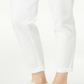 Maison Jules Women's Pocketed Zippered Straight Leg Pants White Size 2