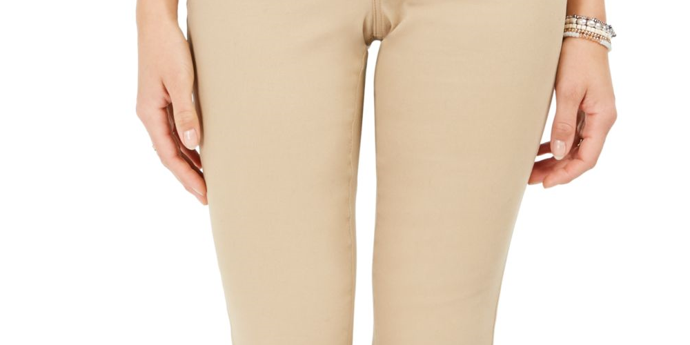 Style & Co Women's Tummy Control Bootcut Jeans Brown Size 16X3