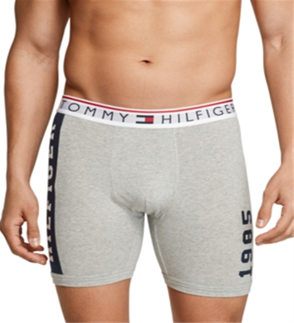 Tommy Hilfiger Men's Modern Essentials Boxer Brief Gray Size Large