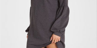 Billabong Women's Free Way Dress Gray Size Large