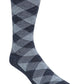 Cole Haan Men's Twist Plaid Socks Blue Size 7-12