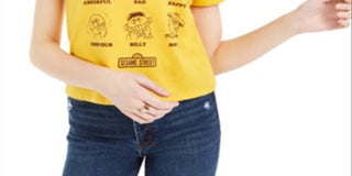 Mad Engine Junior's Sesame Street T-Shirt Yellow Size Medium