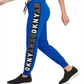 DKNY Women's Sport Flip Logo Joggers Blue Size Small