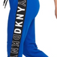 DKNY Women's Sport Flip Logo Joggers Blue Size Small