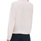 Tommy Hilfiger Women's Collared Bubble Hem Top White Size Small