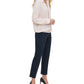 Tommy Hilfiger Women's Collared Bubble Hem Top White Size Small