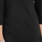 Karen Scott Women's Cotton 3/4 Sleeve Tunic Black Size Large