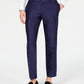 INC International Concepts Men's Milan Metallic Slim Fit Pants Blue Size 36X30