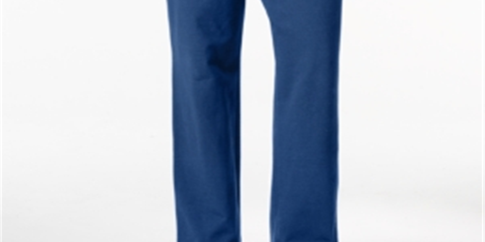 Karen Scott Women's Pull on Lounge Pants Blue Size X-Small