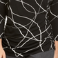 Alfani Women's Printed Ruched Top Black Size Small