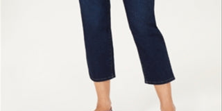 Charter Club Women's Tummy Control Bristol Capri Jeans Blue Size 6