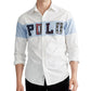 Ralph Lauren Men's Button Down Logo Shirt White Size Small