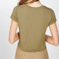 Cotton on Women's The Baby Tee Green Size Medium
