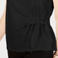 Style & Co Women's Side Tie Top Black Size X-Small