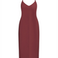 City Chic Women's V Neck Maxi Dress Red Size 22W