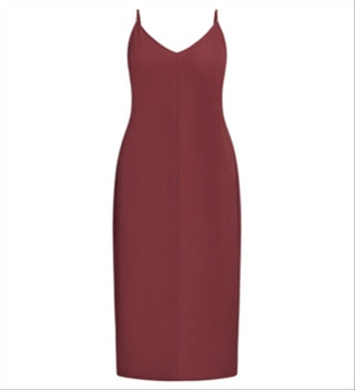 City Chic Women's V Neck Maxi Dress Red Size 22W