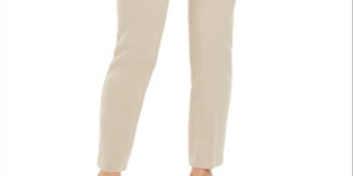 Charter Club Women's Straight Leg Relaxed Dress Pants Brown Size 10