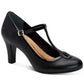 Giani Bernini Women's Varinaa T-Strap Pumps -Navy Size 11 M