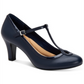 Giani Bernini Women's Varinaa T-Strap Pumps -Navy Size 11 M