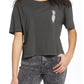 Billabong Women's Aloha Graphic Tee Grey Size X-Small