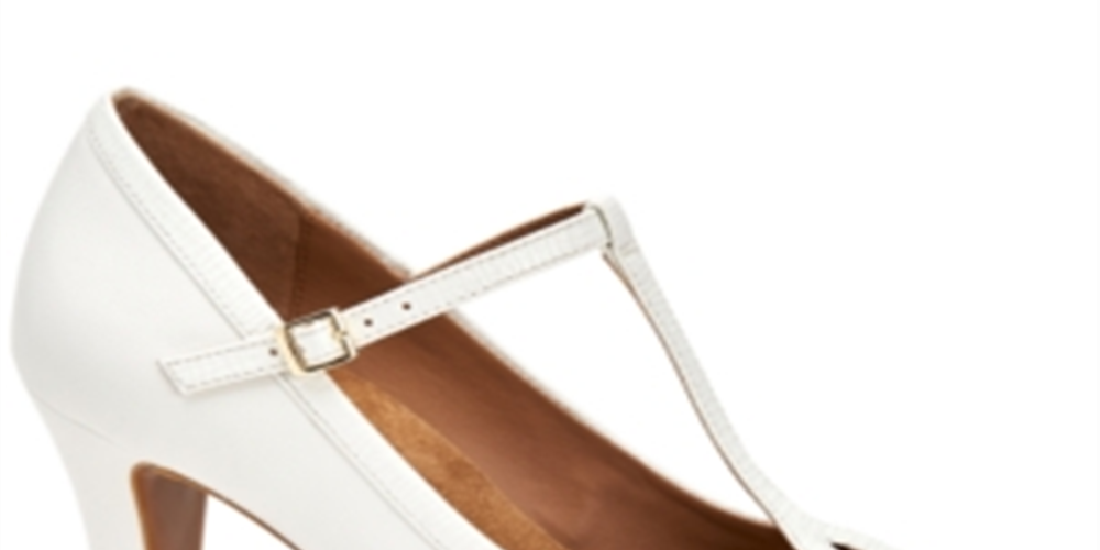 Giani Bernini Women's Varinaa T Strap Pumps White Size 6 M