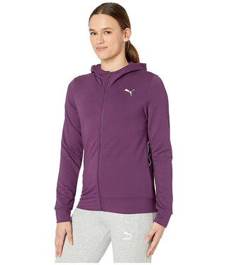 Puma Women's Modern Sport Full Zip Hoodie Sweatshirt Purple Size X-Small