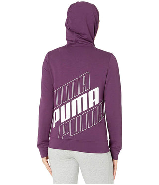 Puma Women's Modern Sport Full Zip Hoodie Sweatshirt Purple Size X-Small