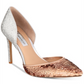 INC International Concepts Women's Koree Pointed Toe D-orsay Silver Size 7.5 M