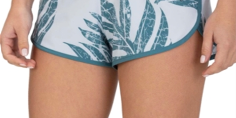 Hurley Junior's Phantom Sig Zane Papette Beachrider Shorts Blue Size X-Small