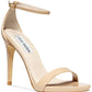 Steve Madden Women's Stecy Leather Open Toe Casual Ankle Strap Shoes Brown Size 9.5 M