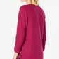 Karen Scott Women's Cotton Marled Sweater Black Size Small