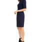 Trina Turk Women's Aroma Sheath Dress Blue Size 0