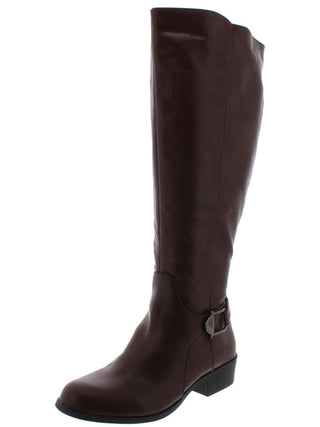 Alfani Women's Kallumm Wide Calf Fashion Boots Brown Size 7.5 M