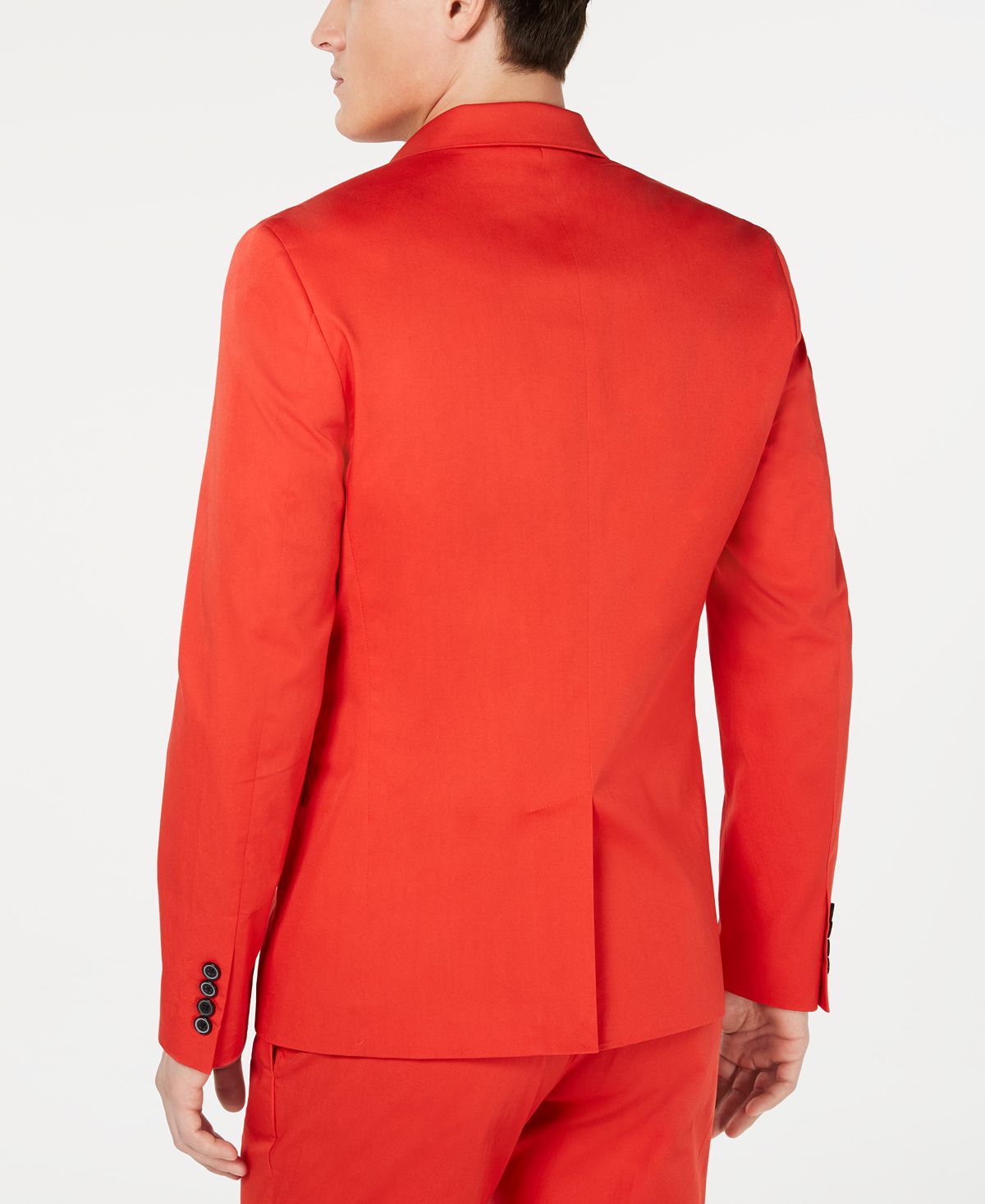 INC International Concepts Men's Slim Fit Blazer Red Size Large