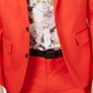 INC International Concepts Men's Slim Fit Blazer Red Size Large