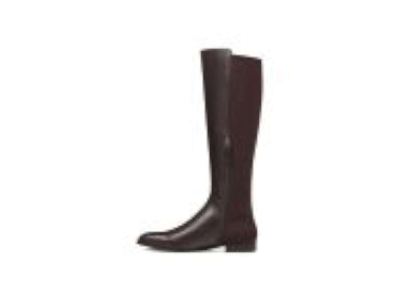 Nine West Women's Owenford Leather Closed Toe Knee High Brown Size 6 M