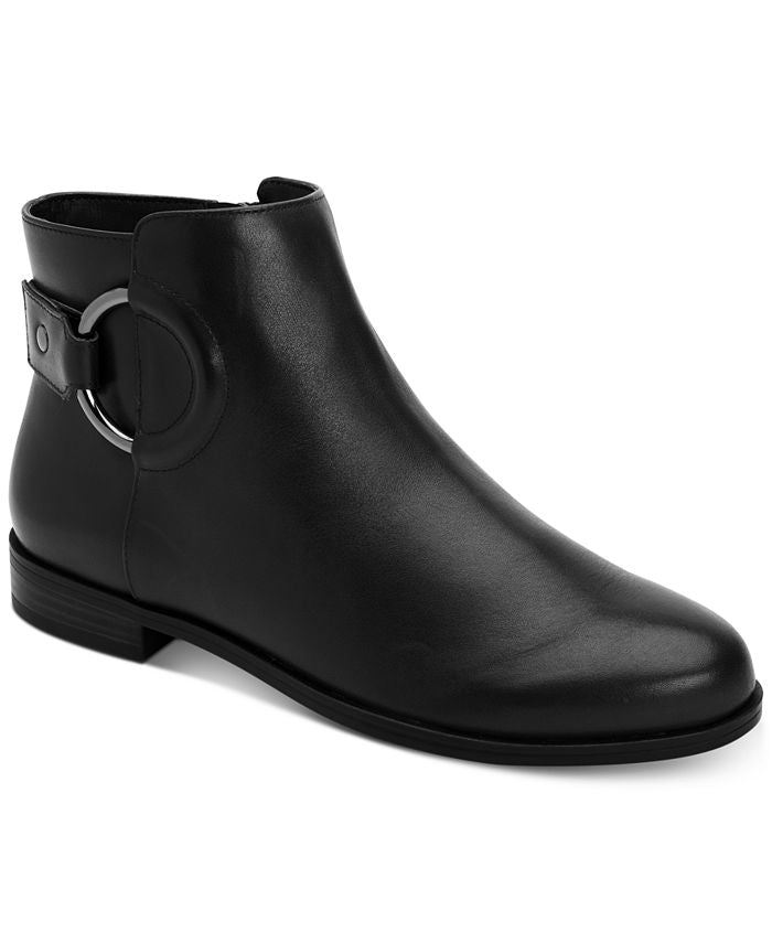 Alfani Women's Avvia Closed Toe Ankle Fashion Boots Burgendy Size 7 M -