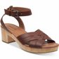 Indigo Rd. Women's Darsel Wood Platform Dress Sandals Brown Size 11 M