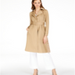 INC International Concepts Women's Plus Lightweight Spring Trench Coat Brown- Size 0X