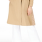 INC International Concepts Women's Plus Lightweight Spring Trench Coat Brown- Size 0X