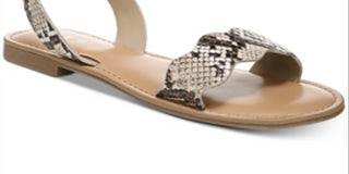 Bar III Women's Leena Flat Sandals Brown Size 7.5 M