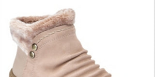 BareTraps Women's Alick Faux Fur Cold Weather Winter Boots Brown Size 5 M