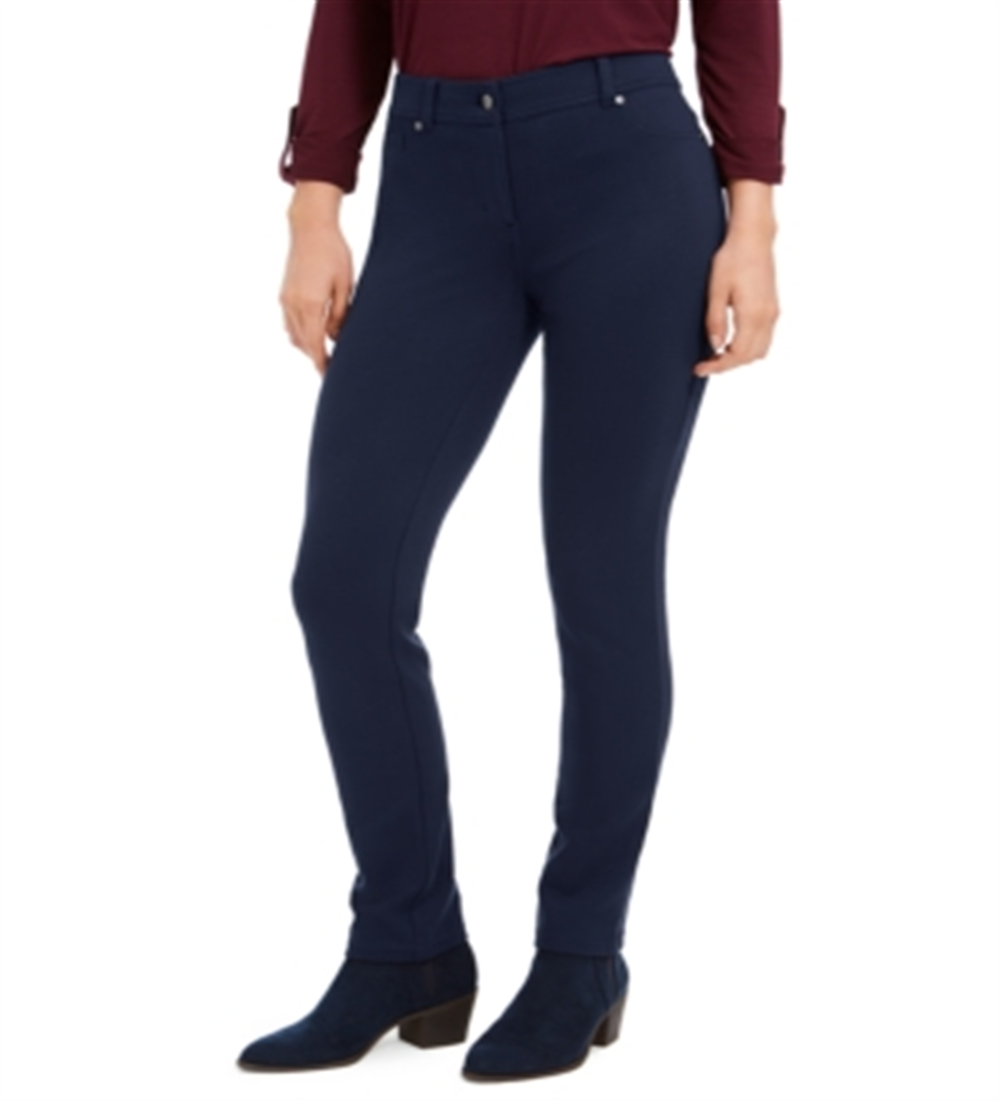 Style & Co Women's Slim Pants Blue Size 8